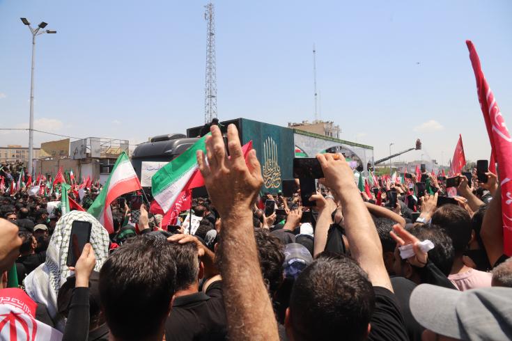 حضور کاروان دانشگاهیان دانشگاه بین‌المللی امام‌خمینی(ره) در مراسم باشکوه بدرقه آقای شهید ایران